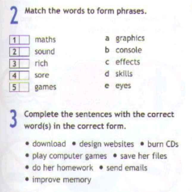 2 Match the words to form phrases. 1 maths | StudyX