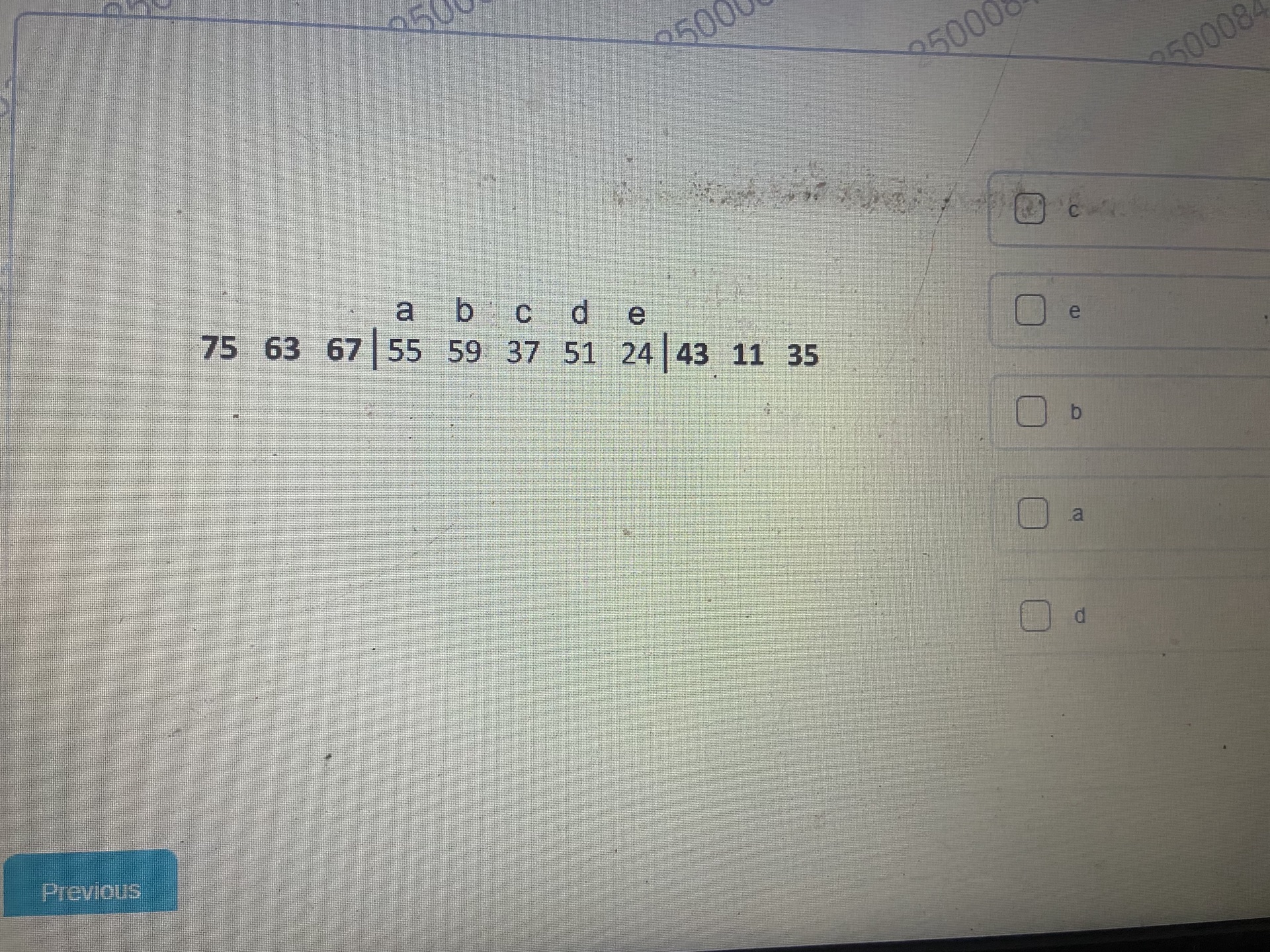 75 63 67 | 55 59 37 51 24 | 43 11 35 c e | StudyX