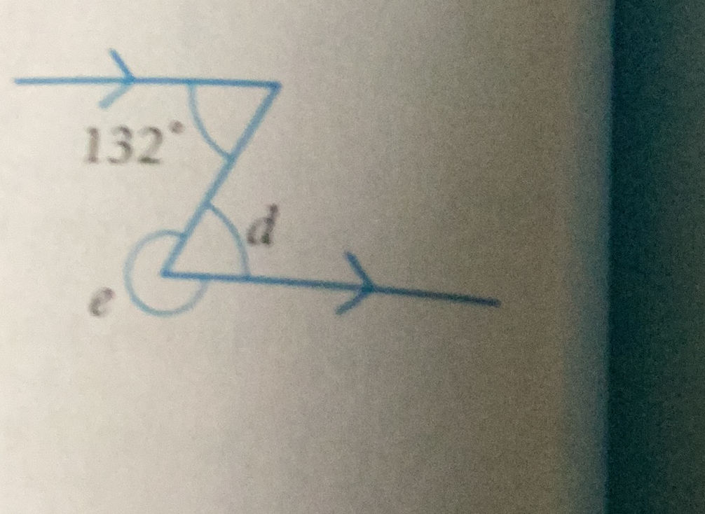 The image shows a diagram with angles. The