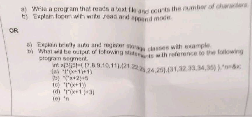 a) Write a program that reads a text file | StudyX