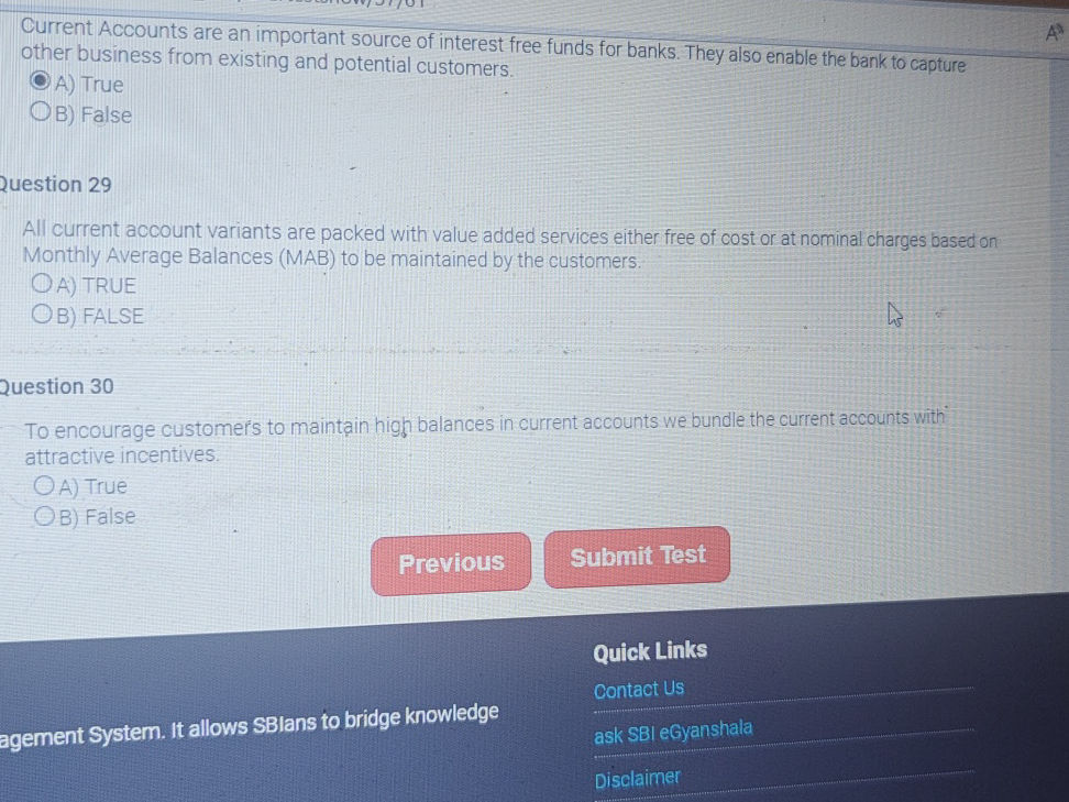 Current Accounts are an important source of | StudyX