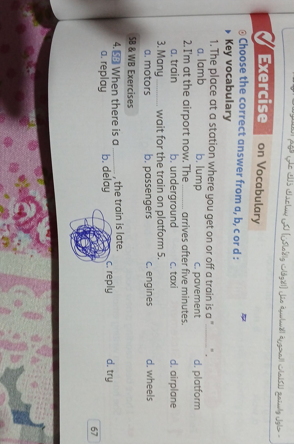 Choose the correct answer from a, b, c or d | StudyX