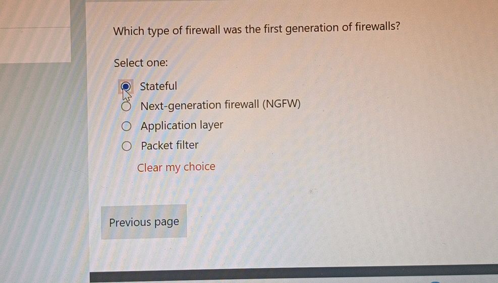 Which type of firewall was the first