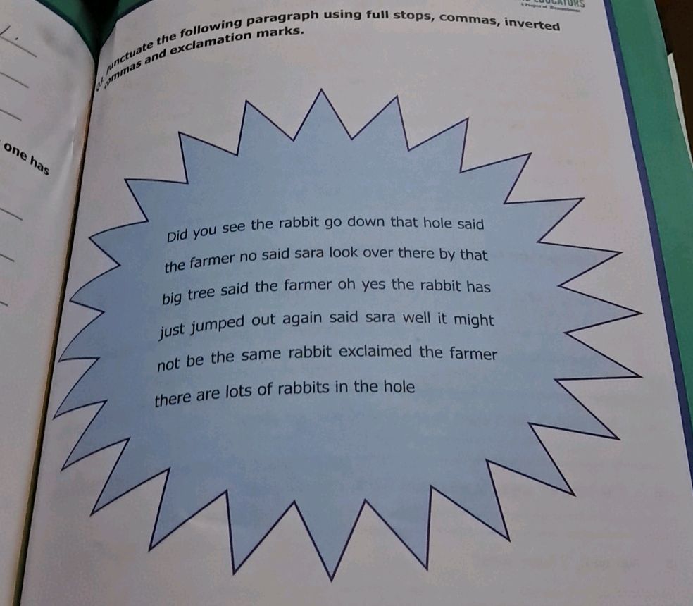Punctuate the following paragraph using full | StudyX