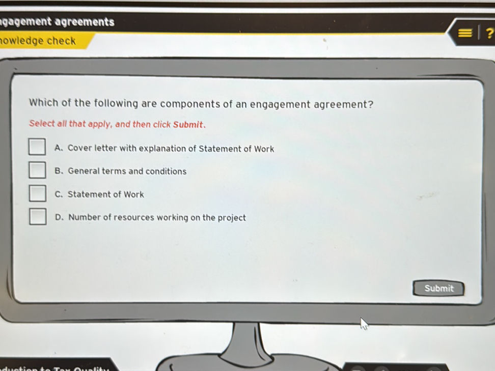 Which of the following are components of an | StudyX