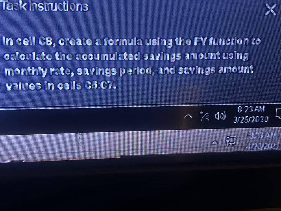 In cell CB, create a formula using the FV | StudyX