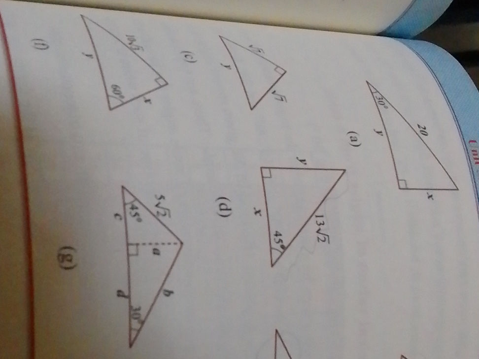 (a) A triangle with angles 30 degrees, and | StudyX