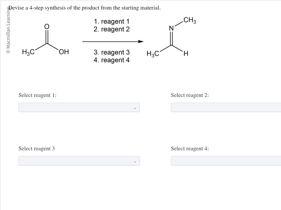 Devise a 4-step synthesis of the product | StudyX