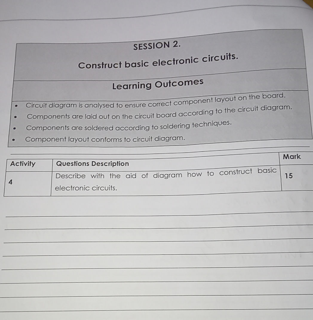 Describe with the aid of diagram how to | StudyX