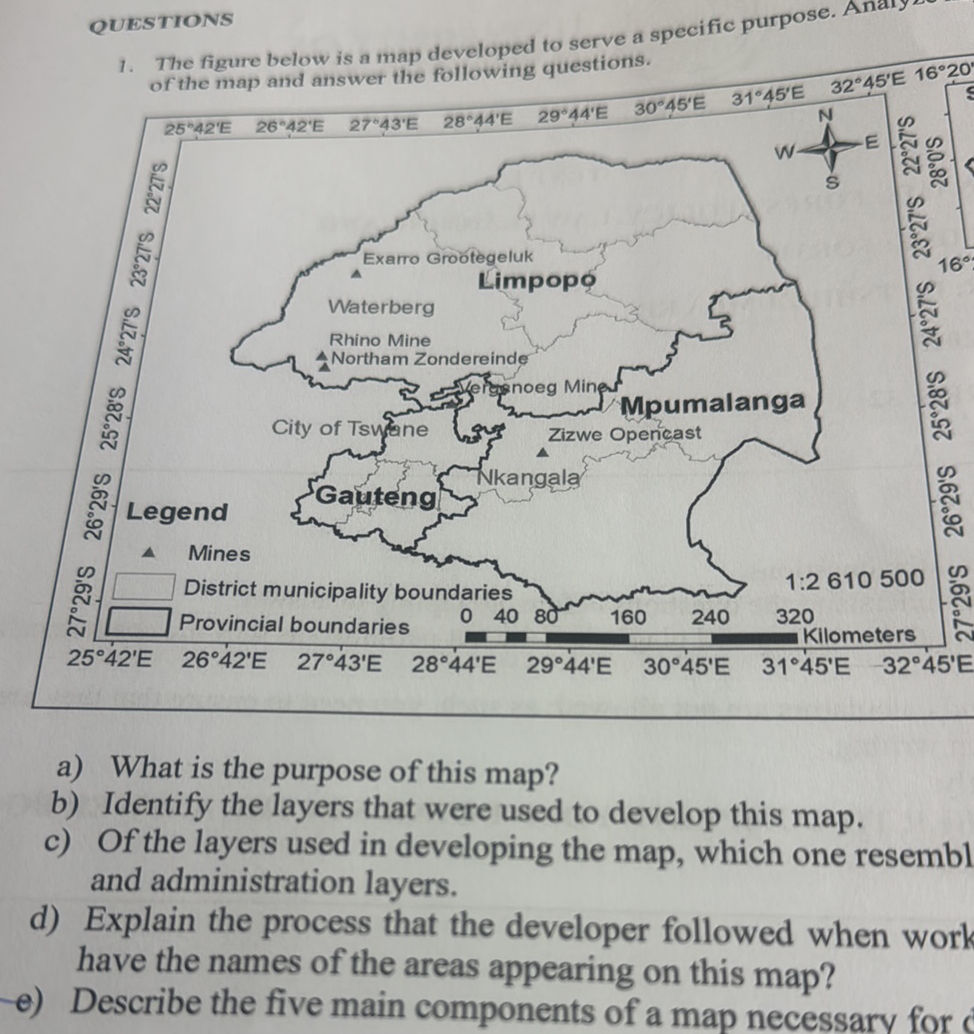 1. The figure below is a map developed to | StudyX
