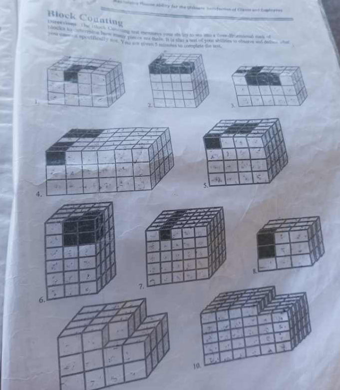 Block Counting Directions: The Block | StudyX