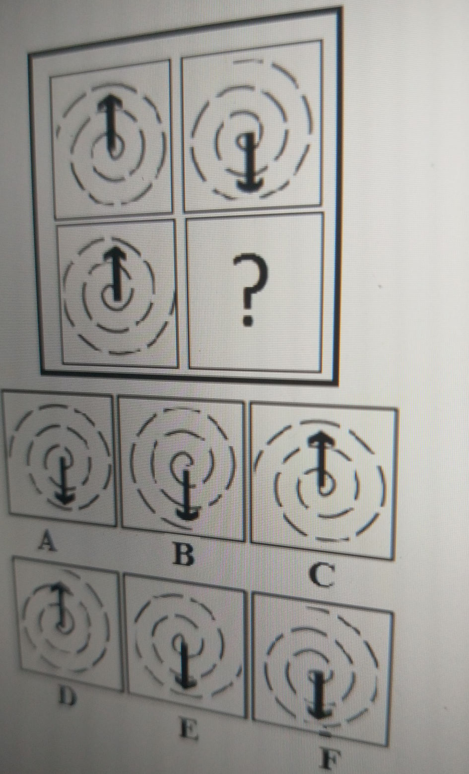 Which figure completes the pattern? A. | StudyX