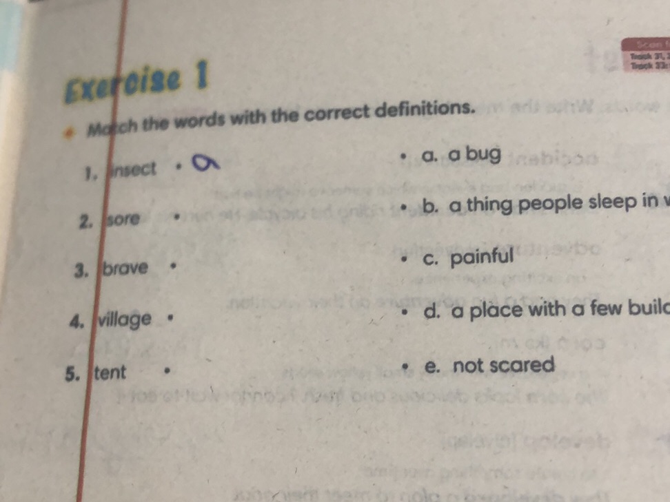 Match the words with the correct | StudyX