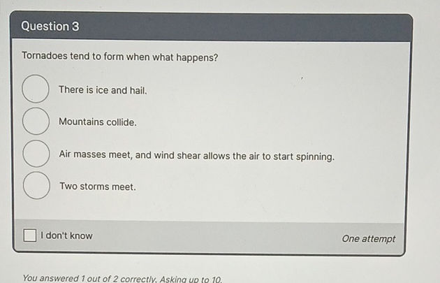 Tornadoes Tend To Form When What Happens Studyx