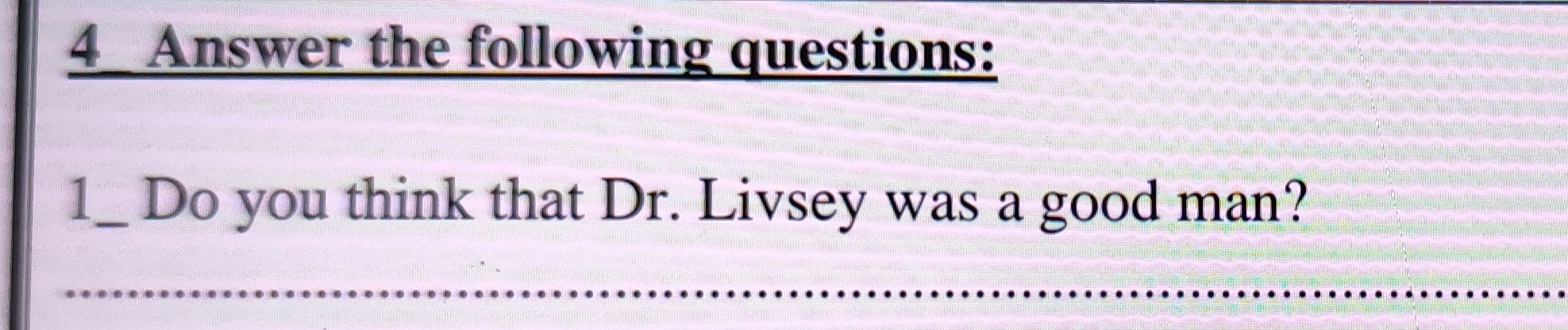 Answer Following Questions 4 Answer the following questions: 1_ Do you | StudyX