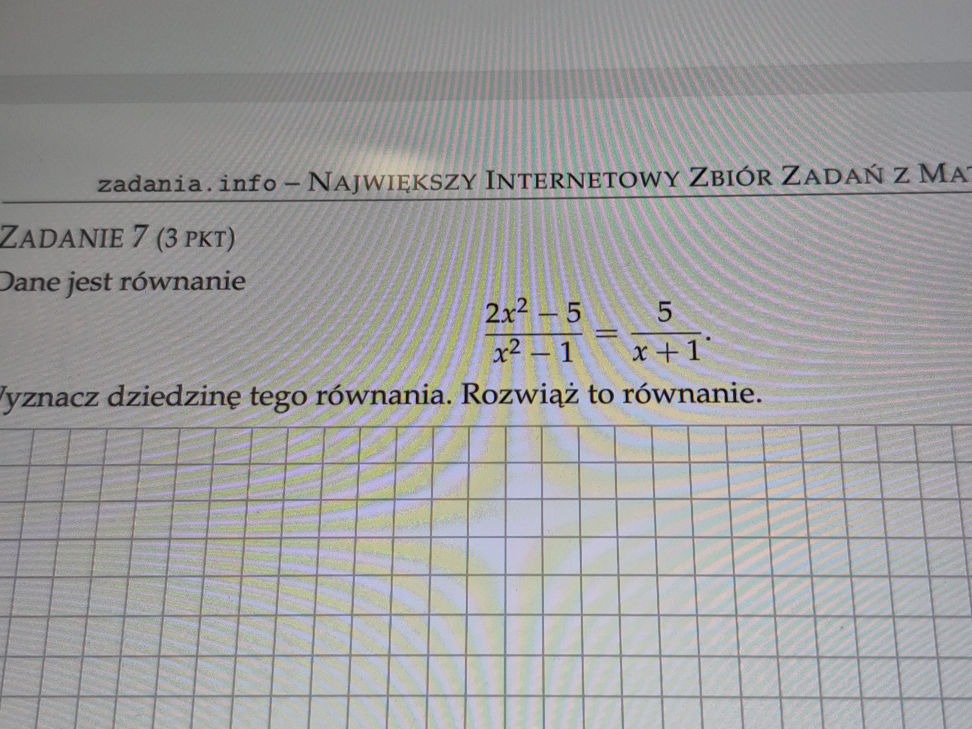 Dane Jest Równanie Ax B Cx A Zatem