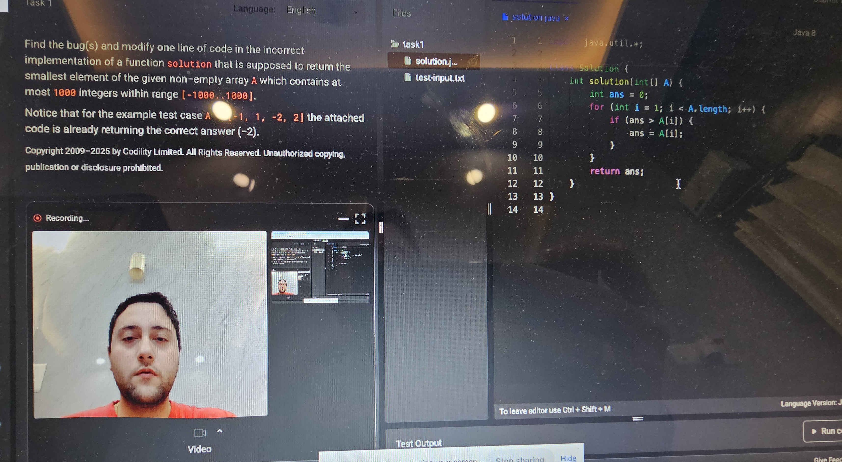 Find the bug(s) and modify one line of code | StudyX