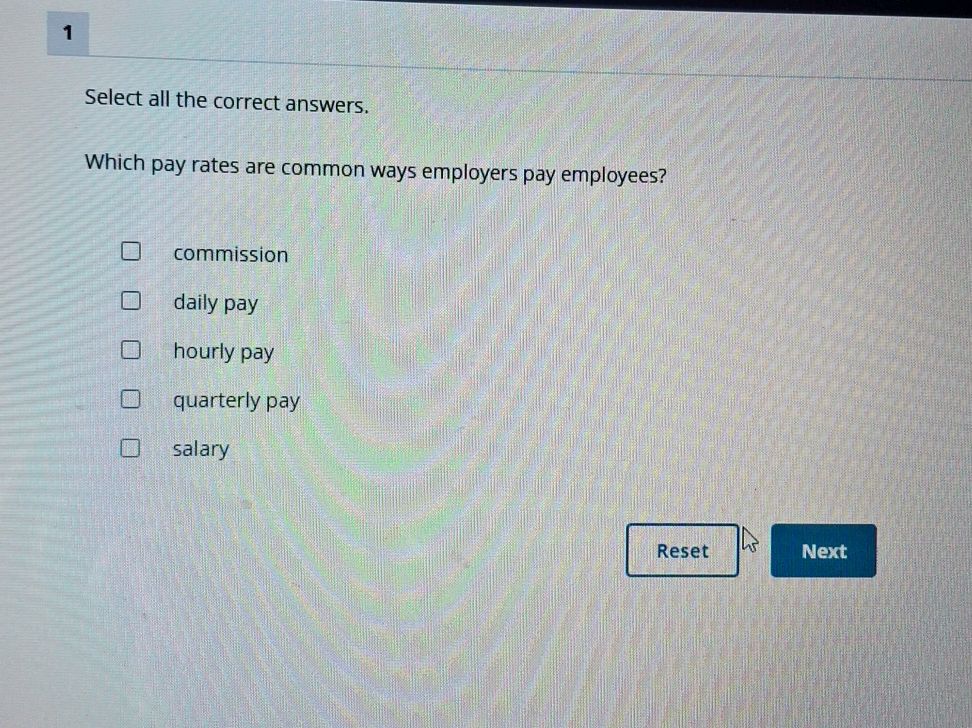 Select all the correct answers. Which pay | StudyX