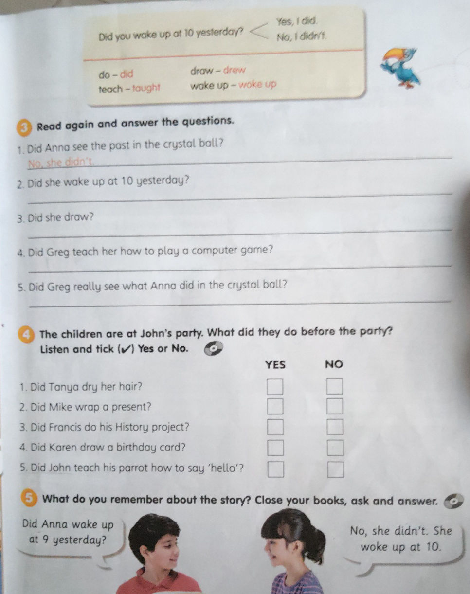 3 Read again and answer the questions. 1. | StudyX