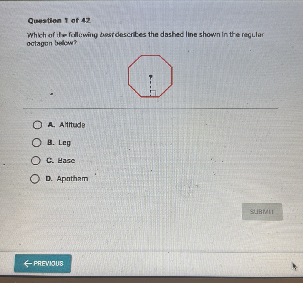 Question 1 of 42 Which of the following | StudyX