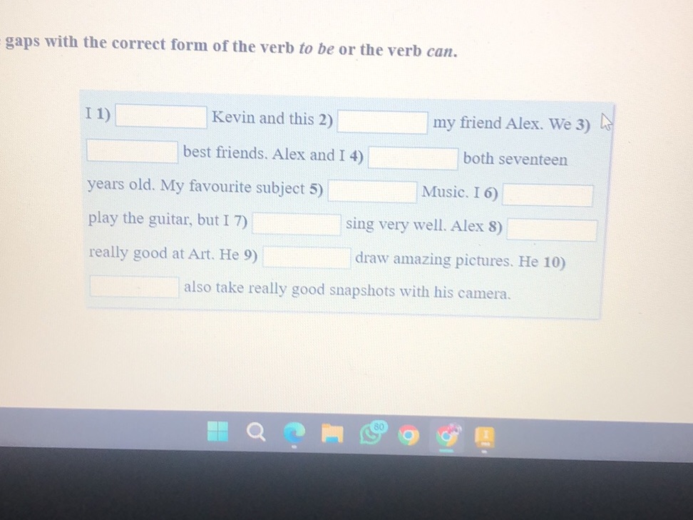 Fill the gaps with the correct form of the | StudyX