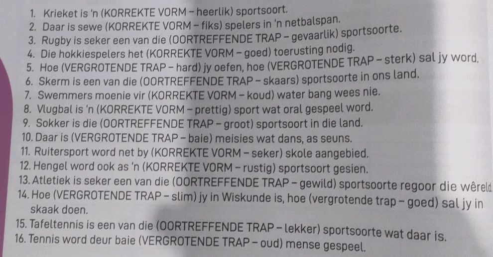 1 Krieket Is n KORREKTE VORM Heerlik StudyX