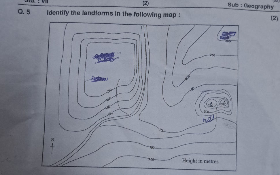 Q. 5 Identify the landforms in the following | StudyX