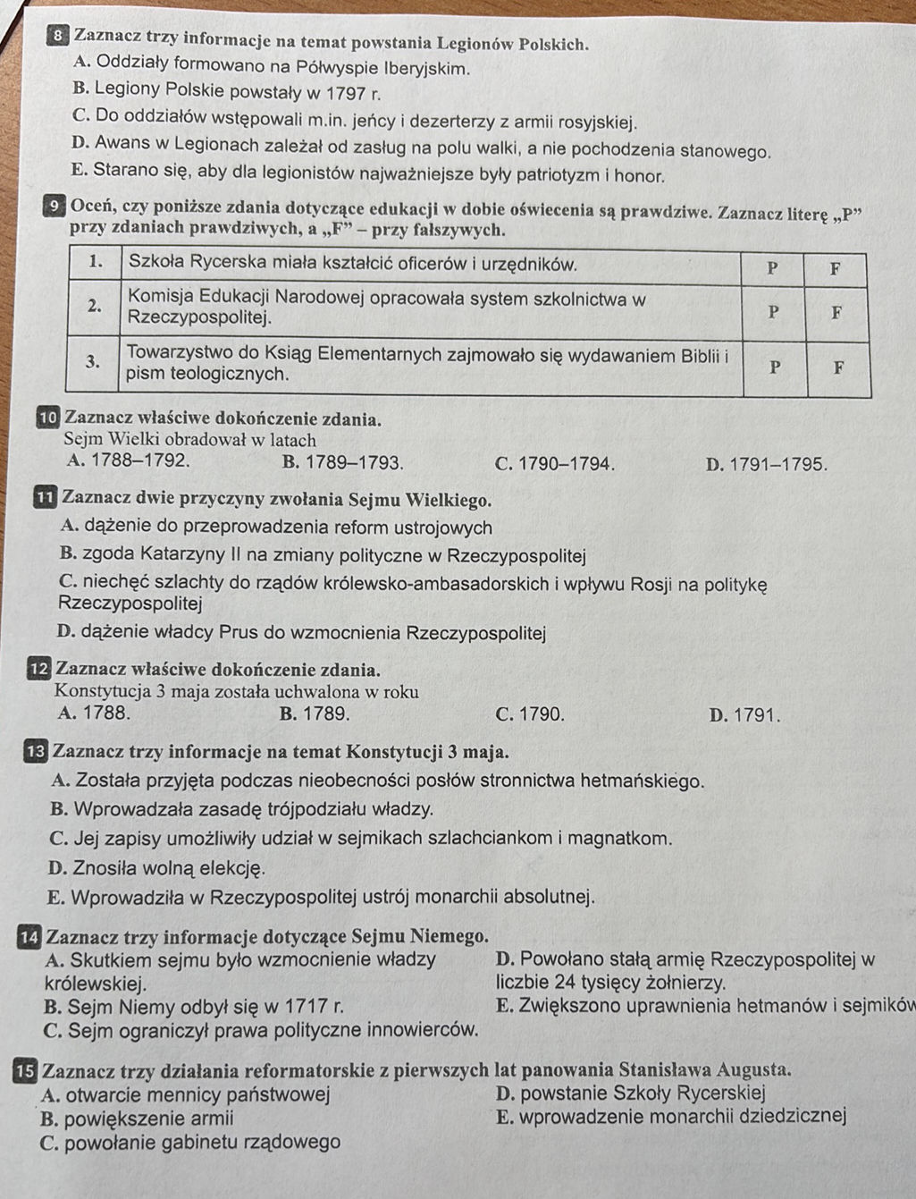 Zaznacz Trzy Informacje Dotyczące Przebiegu Powstania Styczniowego 8 Zaznacz trzy informacje na temat powstania | StudyX