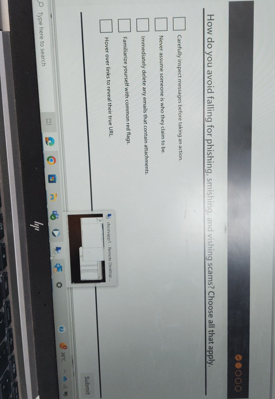 How do you avoid falling for phishing studyx
