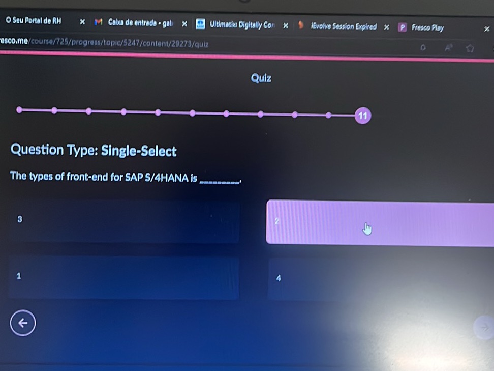 Question Type: Single-Select The types of | StudyX