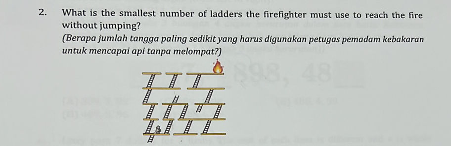 Fireman Ladder Math Problem 2. What is the smallest number of ladders | StudyX