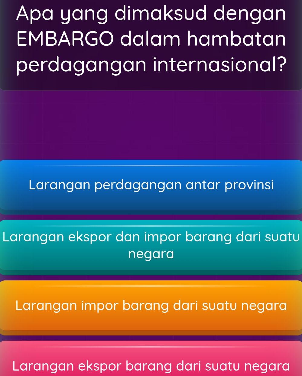 Apa yang dimaksud dengan EMBARGO dalam | StudyX