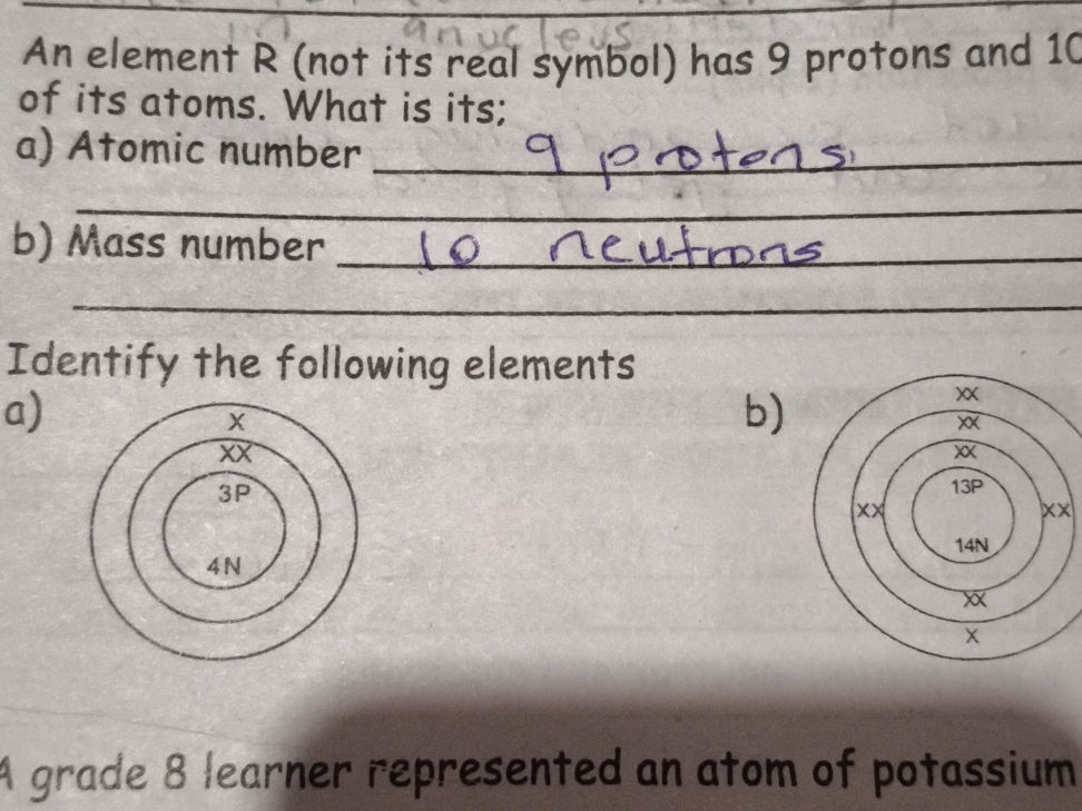 An element R (not its real symbol) has 9 | StudyX