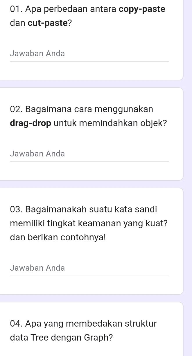 01. Apa perbedaan antara copy-paste dan | StudyX