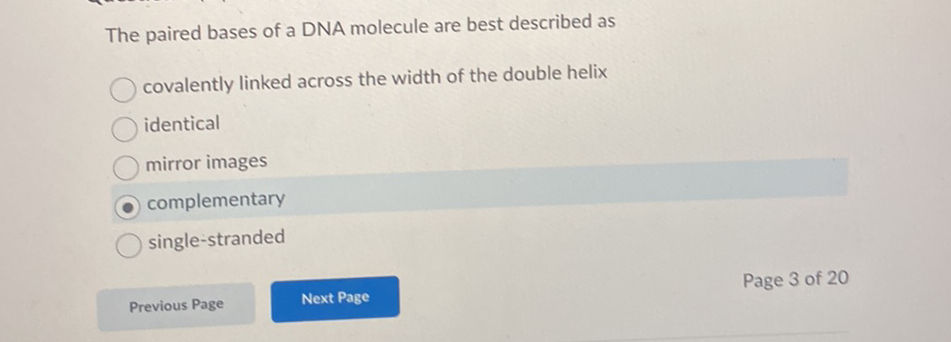 Which Shows A Correctly Paired Dna Molecule Apex
