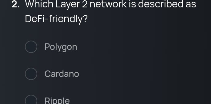 2. Which Layer 2 network is described as | StudyX