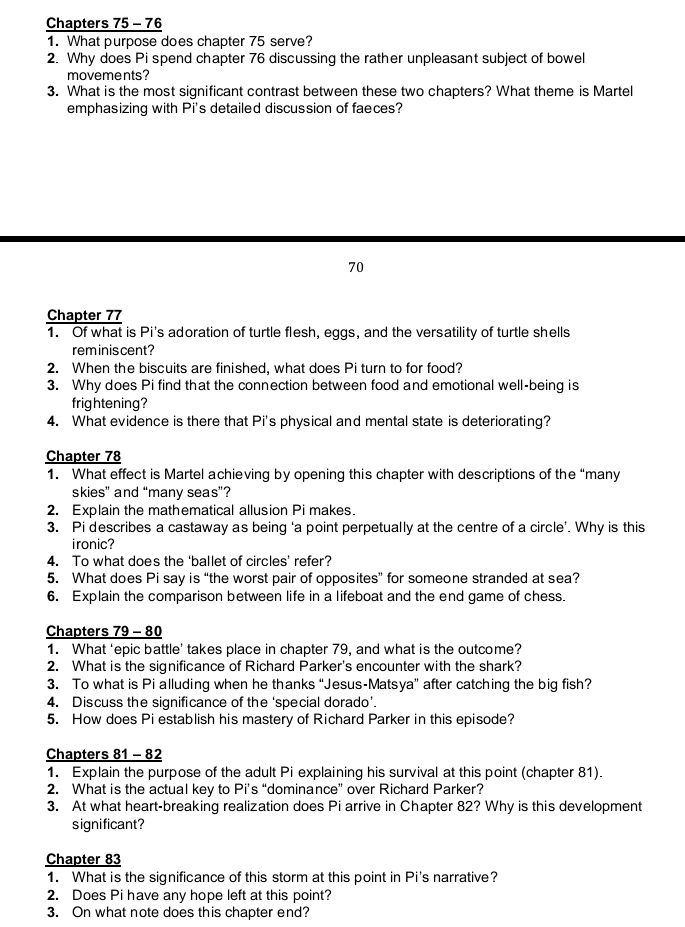 Book Chapter 75 Chapters 75-76 1. What purpose does chapter | StudyX