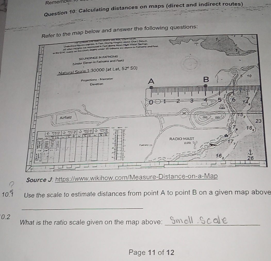 Refer to the map below and answer the