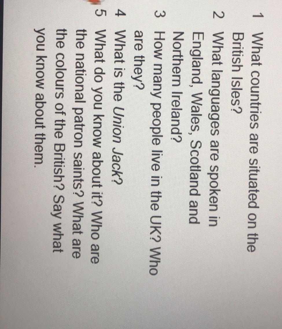 1 What countries are situated on the British | StudyX