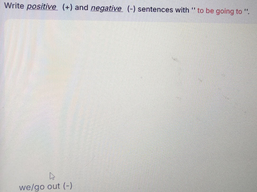 Write positive (+) and negative (-) | StudyX