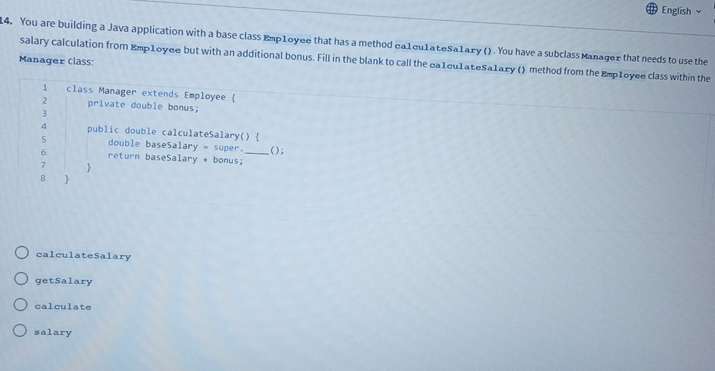 You are building a Java application with a | StudyX