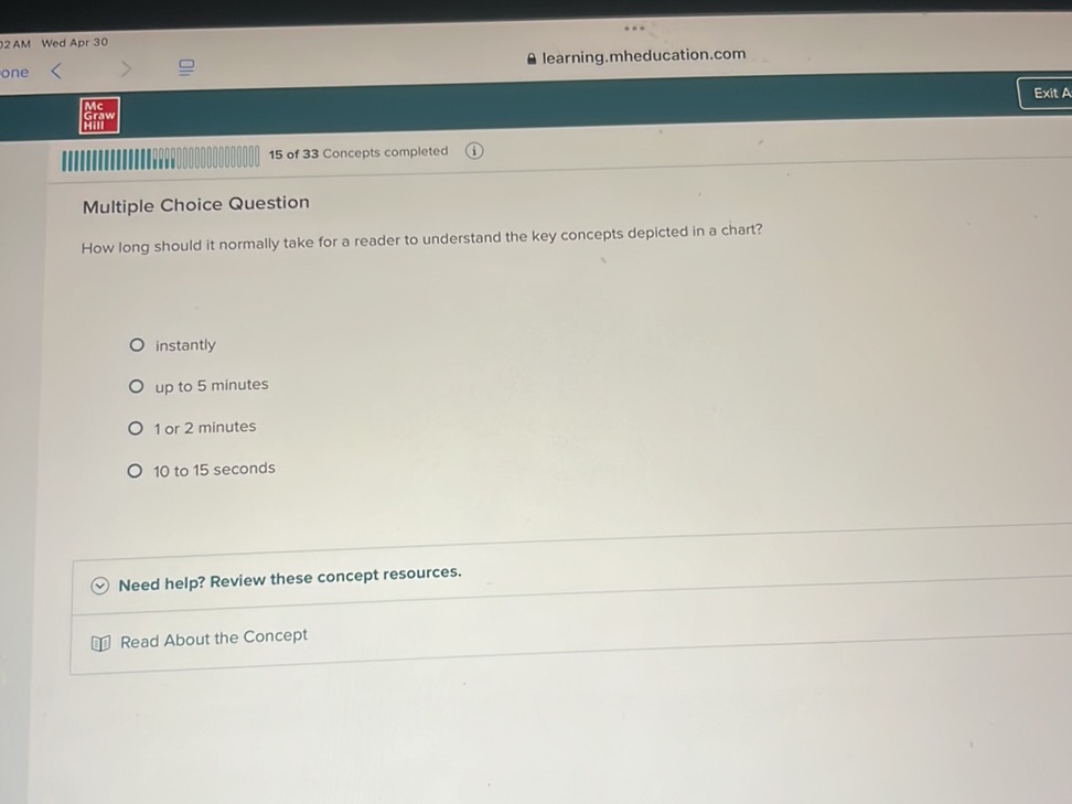 Multiple Choice Question How long should it | StudyX