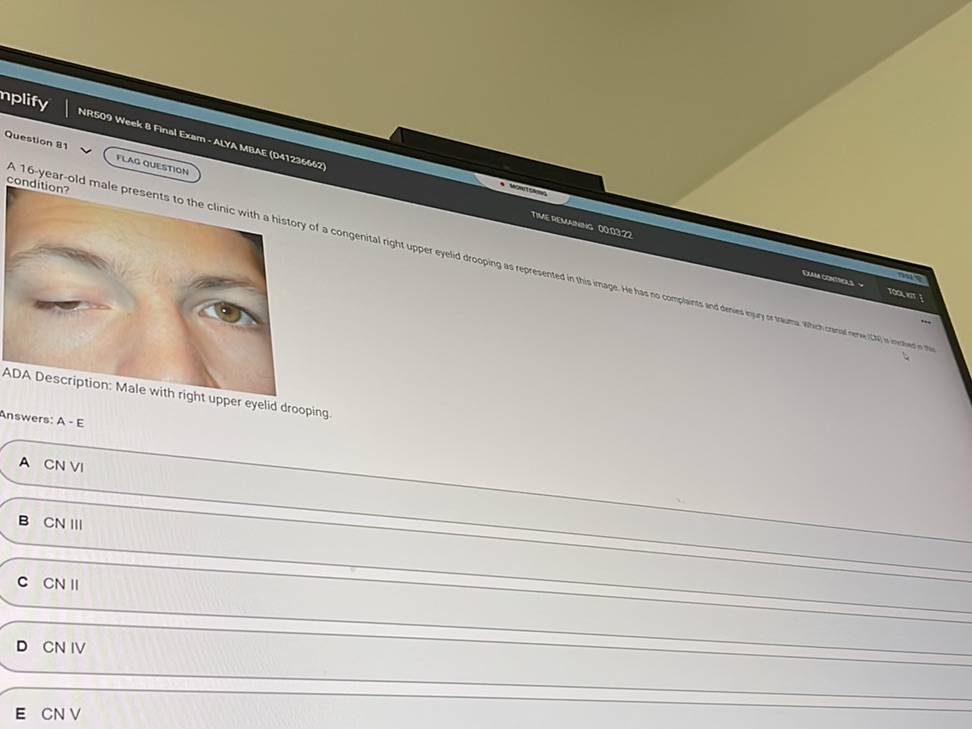 A 16-year-old male presents to the clinic