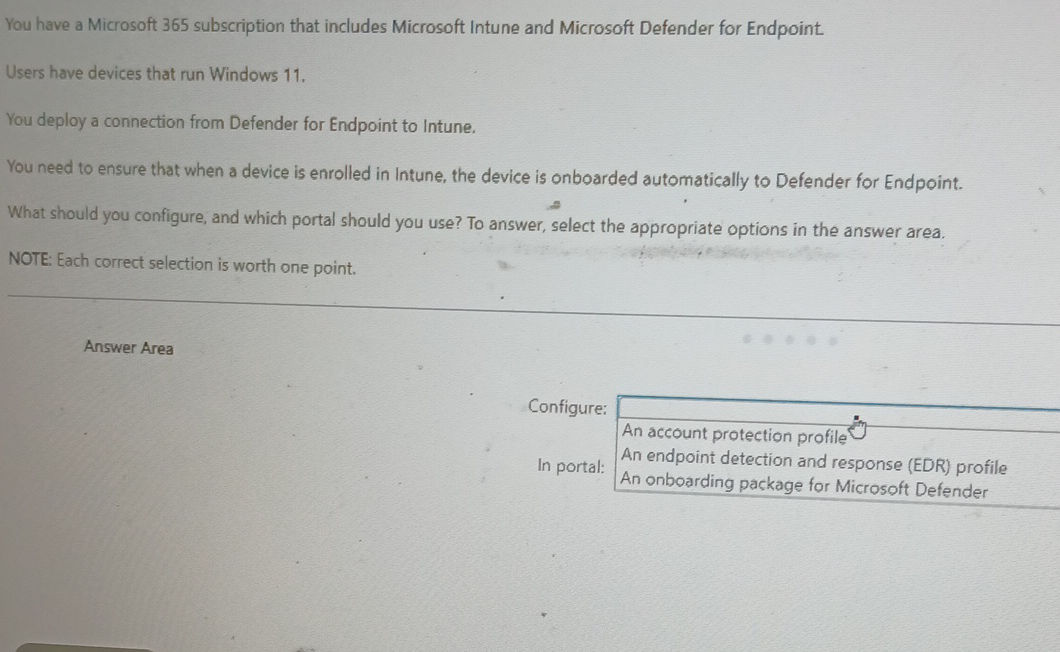 You have a Microsoft 365 subscription that