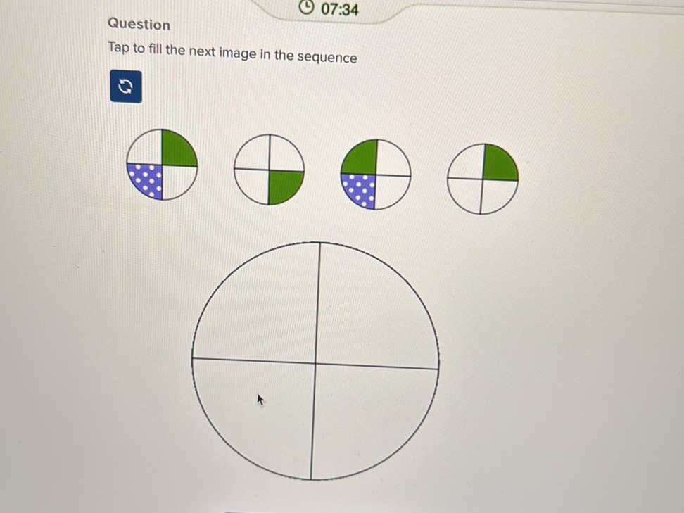 Question Tap to fill the next image in the | StudyX