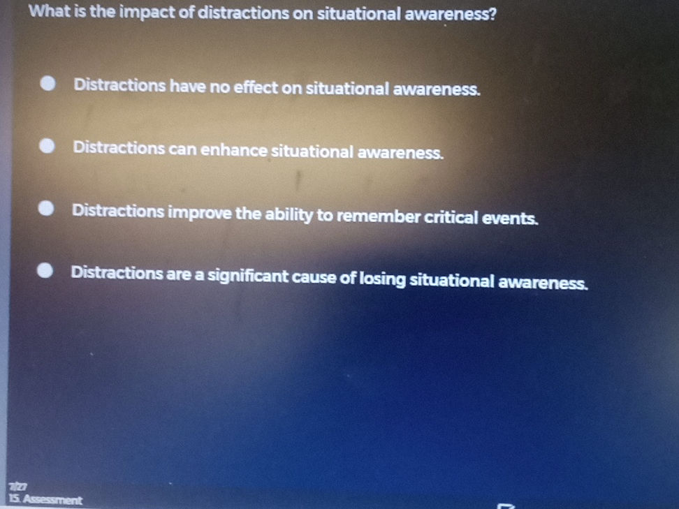 What is the impact of distractions on | StudyX