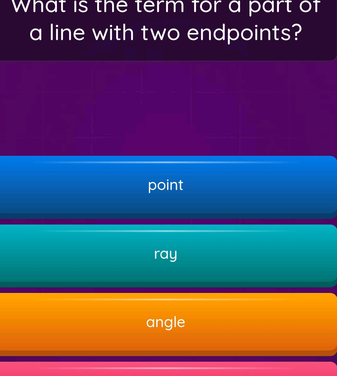 What is the term for a part of a line with | StudyX