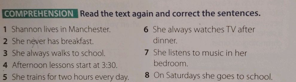 Read the text again and correct the | StudyX