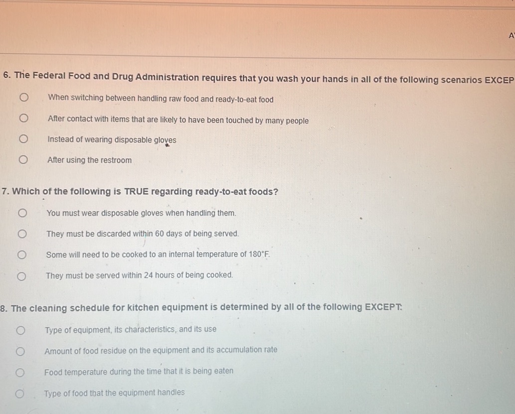 The Federal Food and Drug Administration