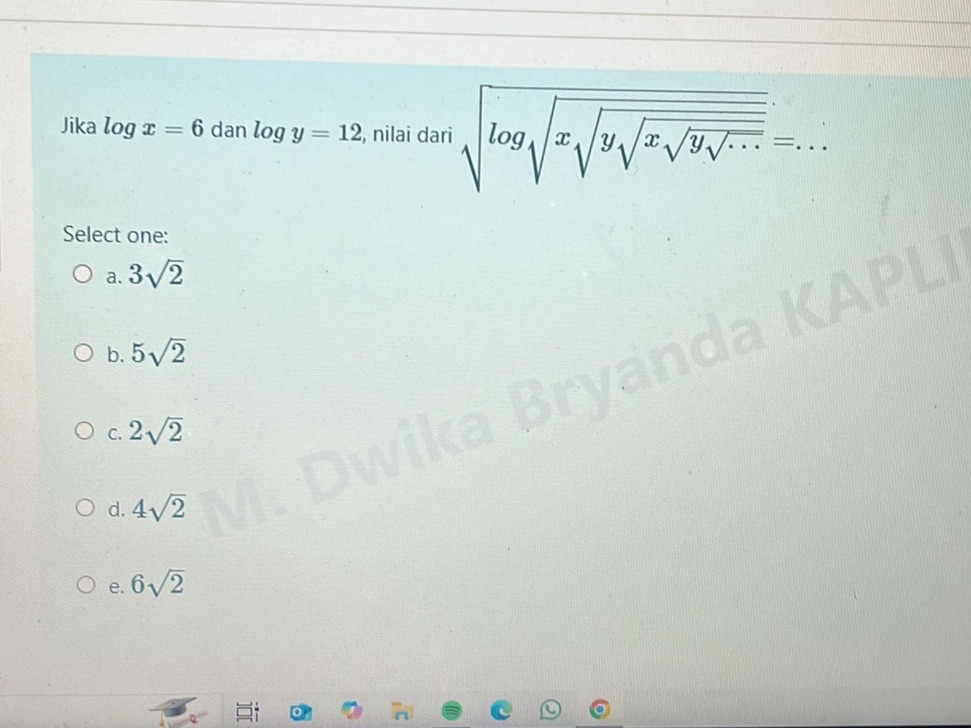 Jika Log X 6 Dan Log Y 12 Jika Log X 6 Dan Log Y 12
